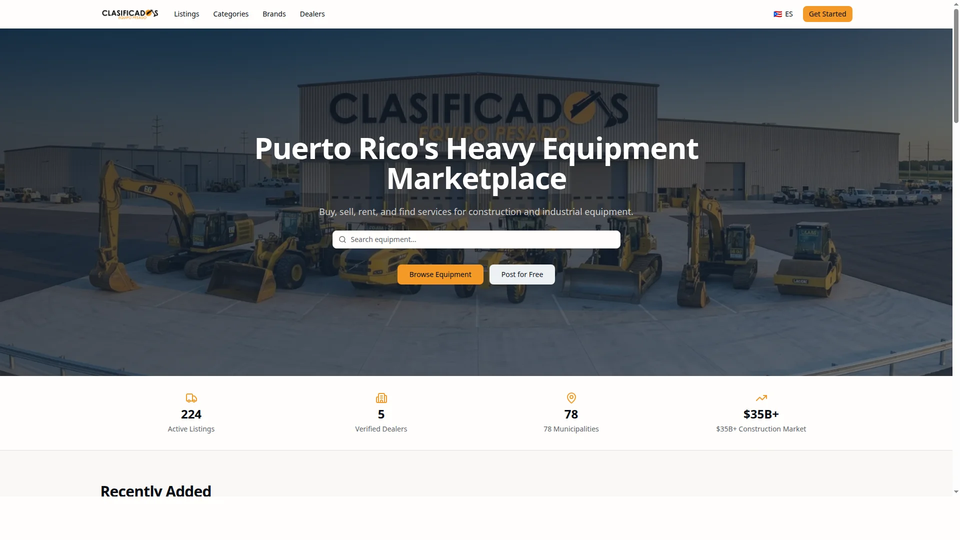 Clasificados Equipo Pesado screenshot